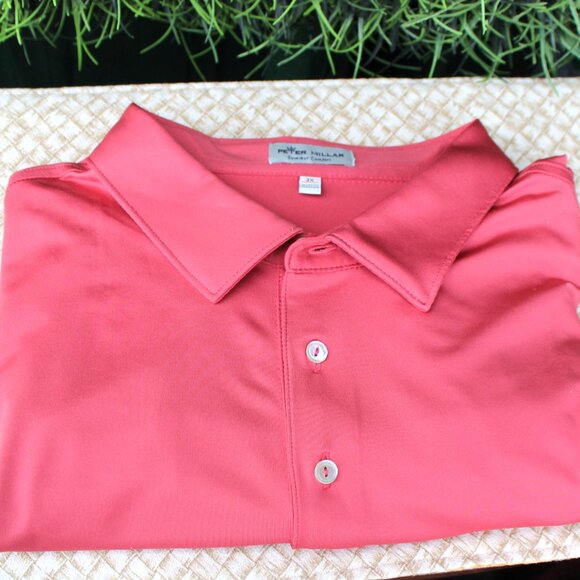 Men's Peter Millar Summer Comfort Polo Shirt Golf Polo Shirt Men's Size 2X - Picture 6 of 7